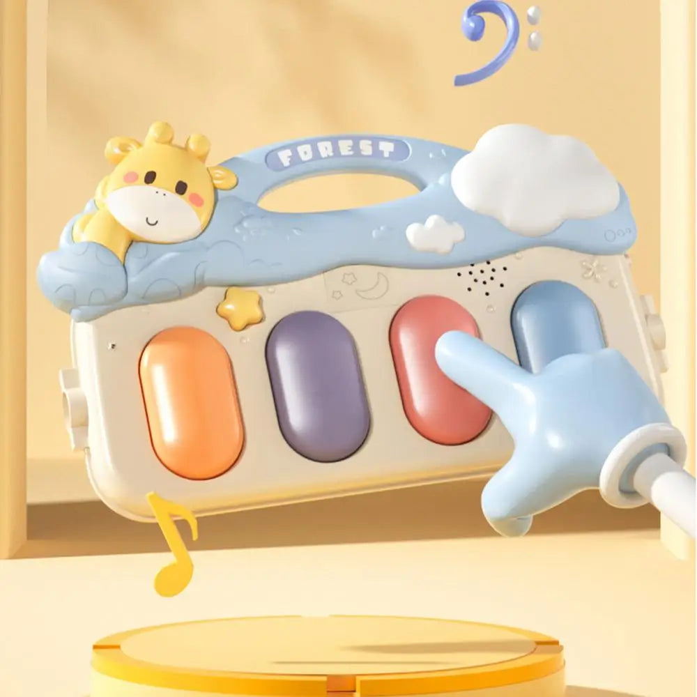 Estante de gimnasio de actividades para bebé, juguete de Educación Temprana, regalos musicales para recién nacidos, Teclado de Piano, manta para gatear, alfombra de juego de Pedal, 0-36 meses