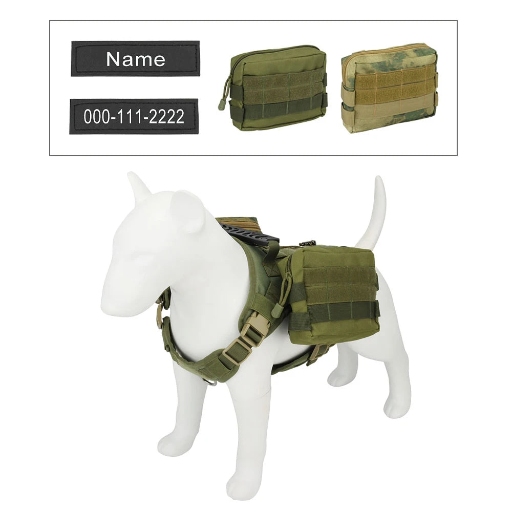 Arnés para perro con nombre personalizado, teléfono personalizado, arnés ajustable transpirable para mascotas, chaleco con correa para el pecho para perros medianos y grandes