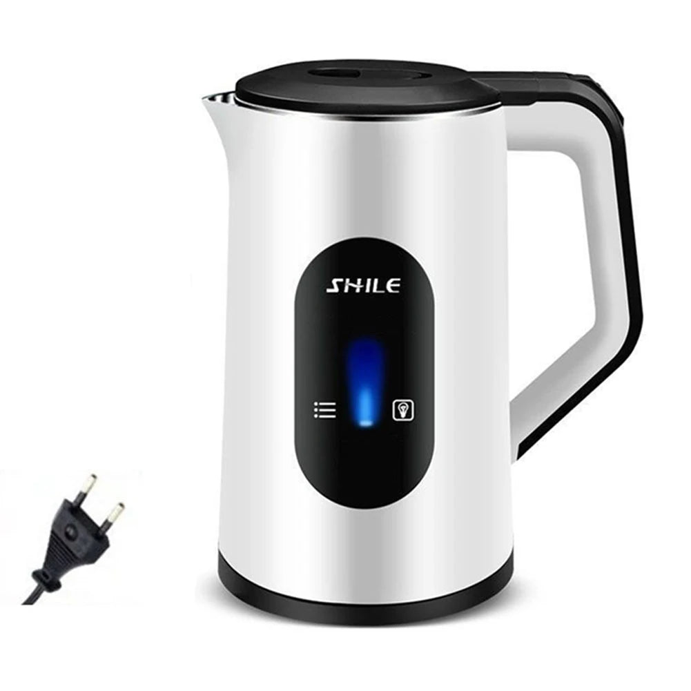 Caldera de agua caliente con pantalla Digital eléctrica de acero inoxidable de 3L, tetera multifuncional con apagado automático, tetera de agua de ebullición rápida de 1500W