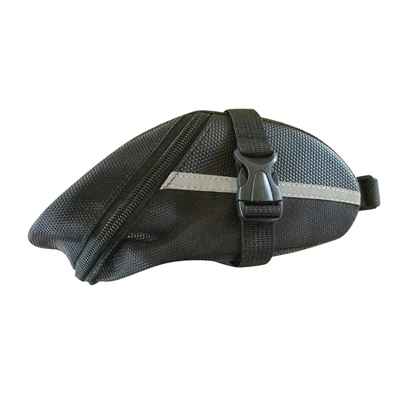 Bolsa de nailon para bicicleta, asiento de almacenamiento impermeable para sillín de bicicleta de montaña, bolsa de herramientas trasera, accesorios para ciclismo al aire libre