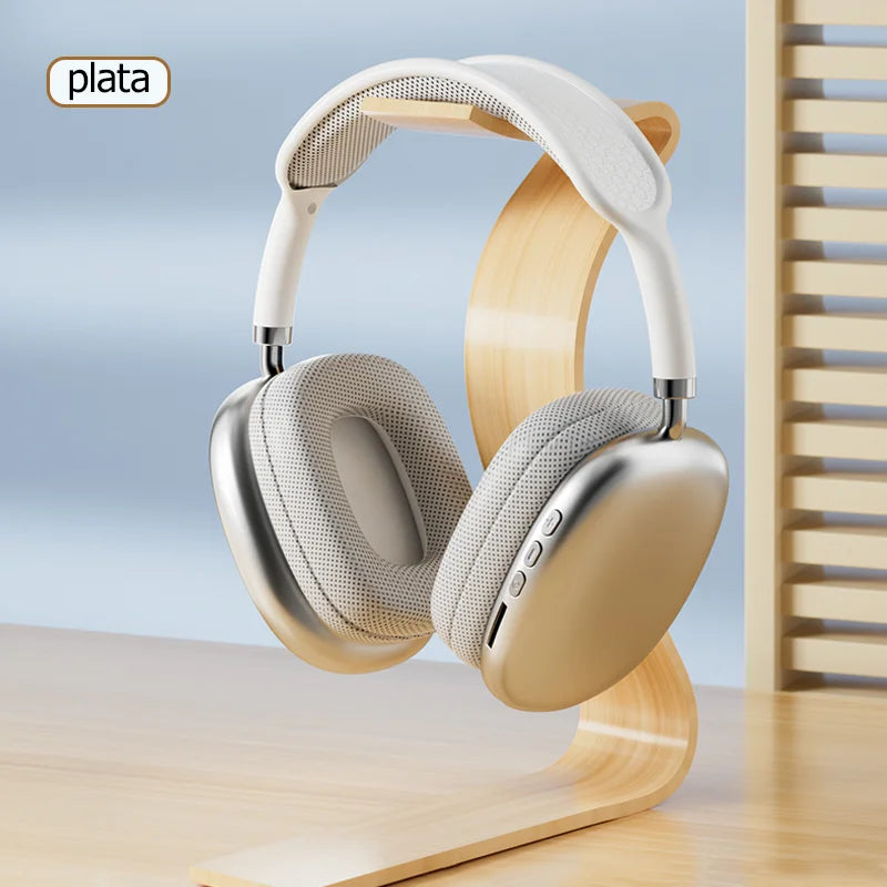 Auriculares Inalámbricos Supraaurales con Cancelación de Ruido y Micrófono, Diseñados para Reproducción Prolongada, Audio HiFi Ajustable, Sonido Clara y Potente, Cómodos para Uso Extendido, Ideales para Música y Llamad