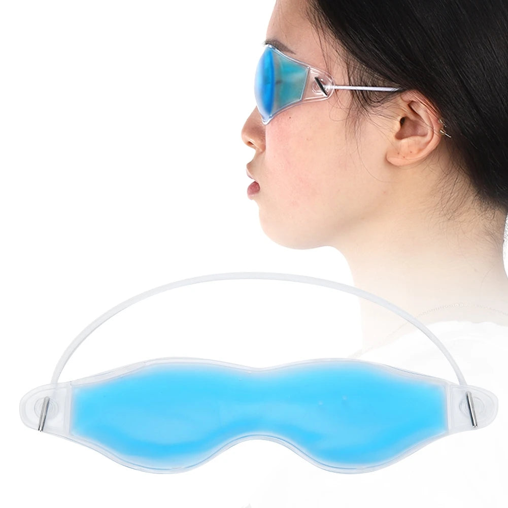 Mascarilla refrescante de Gel para ojos, almohadillas de compresión para terapia de hielo, gafas para dormir, parche de Spa, Gel curativo para máscara cómoda, eliminador de ojeras