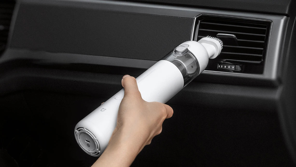 Aspiradora Xiaomi Mi Mini, 13000 Pa, Portátil, Inalámbrica, Inicio con un Botón, Motor sin Escobillas de 88000 RPM con Múltiples Boquillas para Automóvil
