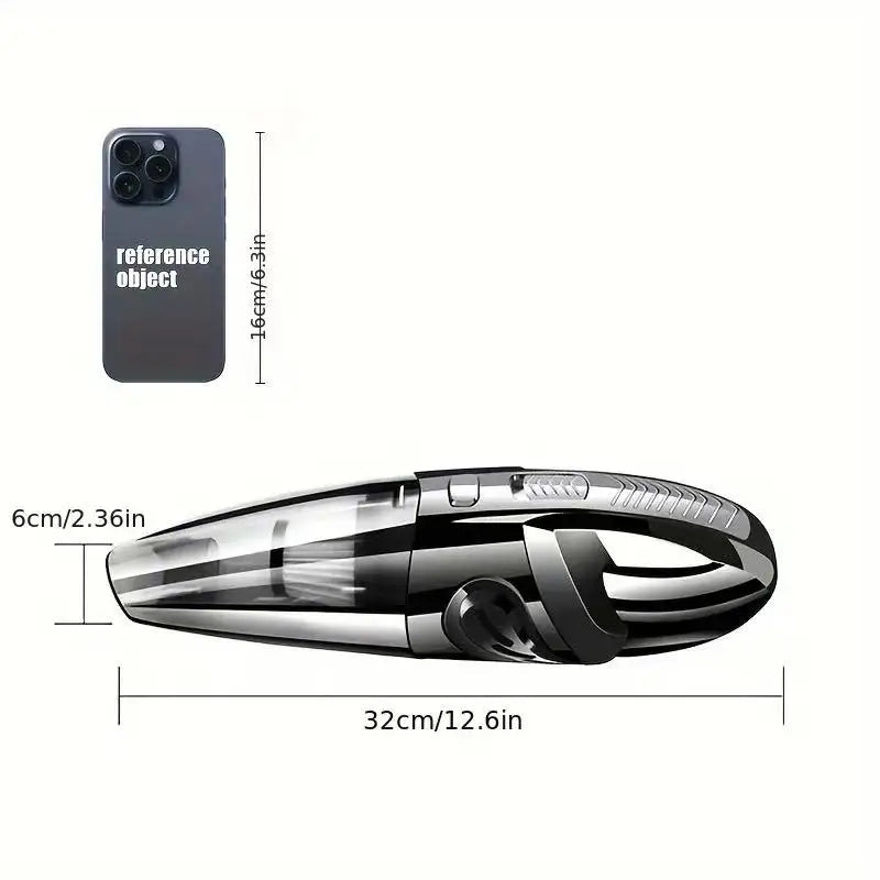 Aspiradora inalámbrica portátil, aspiradora de mano recargable con succión potente, carga rápida para pelo de mascota en casa y coche