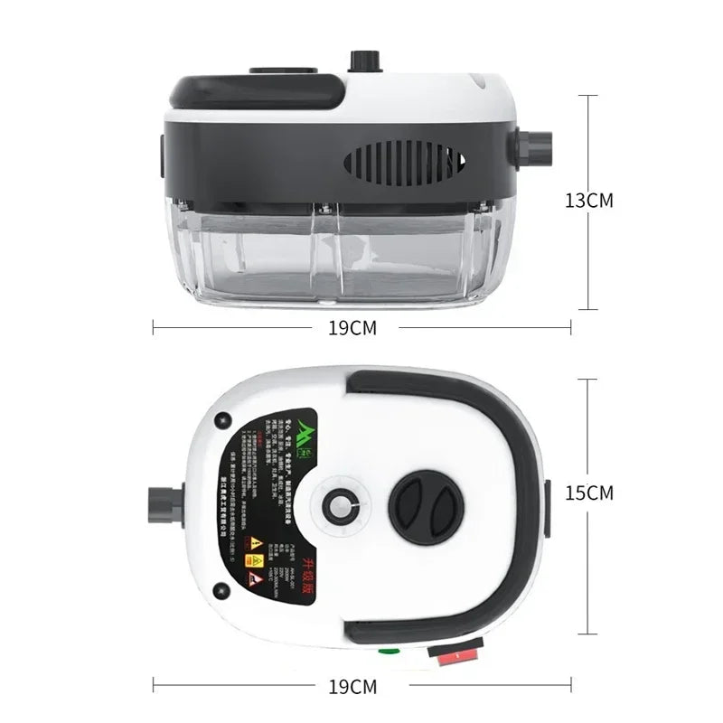 Limpiador a vapor de presión de alta temperatura de 2500W para el hogar, cocina, máquina de limpieza portátil de mano para coche