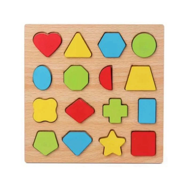 Rompecabezas Montessori para bebés juguetes de madera para niños de 1 2 y 3 años juegos educativos de aprendizaje para niños regalos de cumpleaños para niños