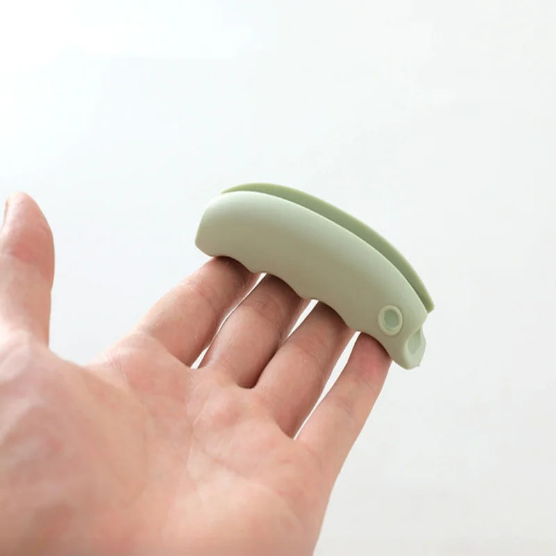 Soporte para bolsa de compras con asas acolchadas, asas de silicona para sujetar a compras, protección antideslizante para las manos, utensilios de cocina