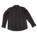 Camisa de manga larga de seda de hielo para hombre, camisa de manga larga para hombre, camisa de planchado sin rieles de alta flexibilidad, camisa de seda de hielo a rayas
