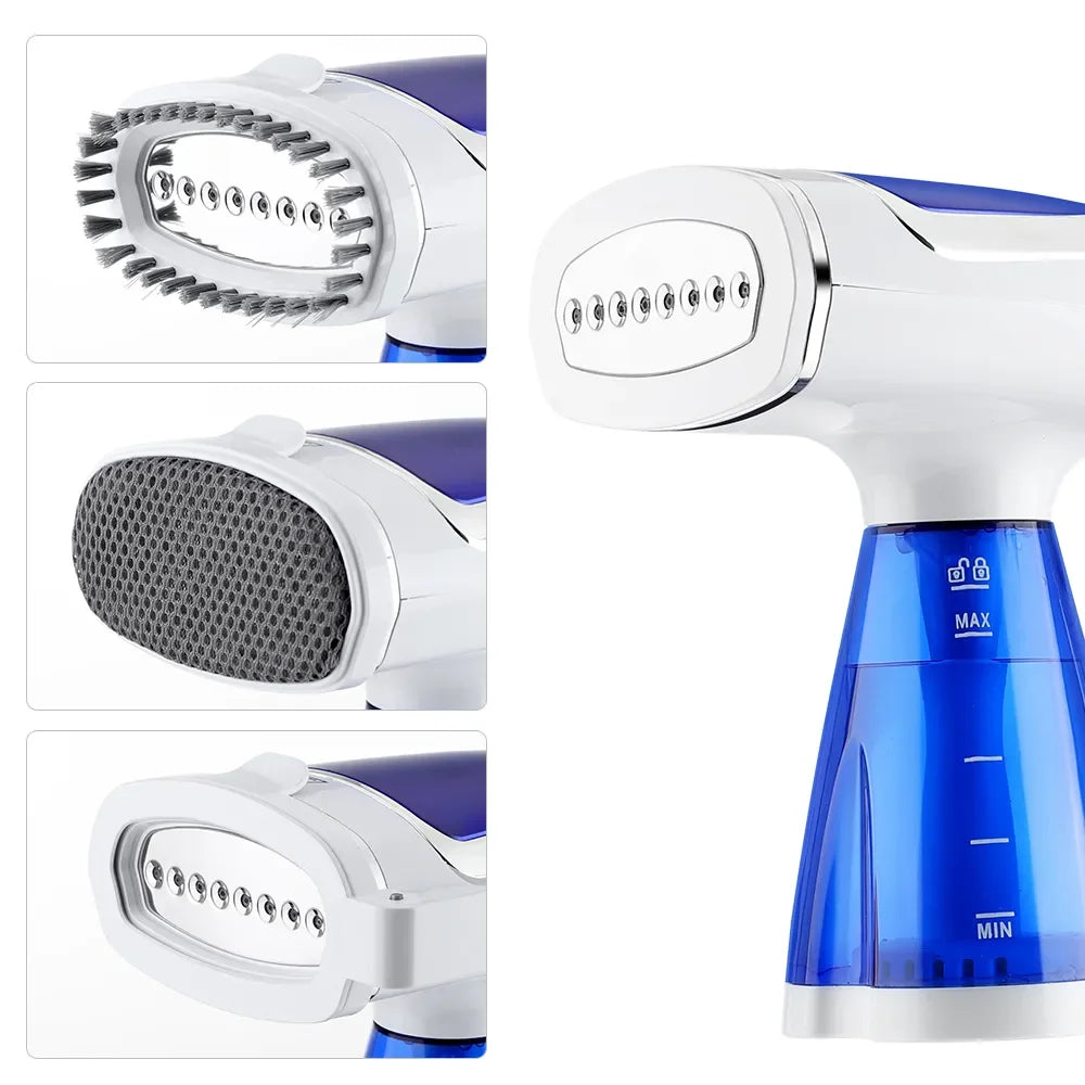 Plancha de vapor eléctrica de mano para ropa, vaporizador de 1600W, potente, plegable, portátil, para viaje y hogar