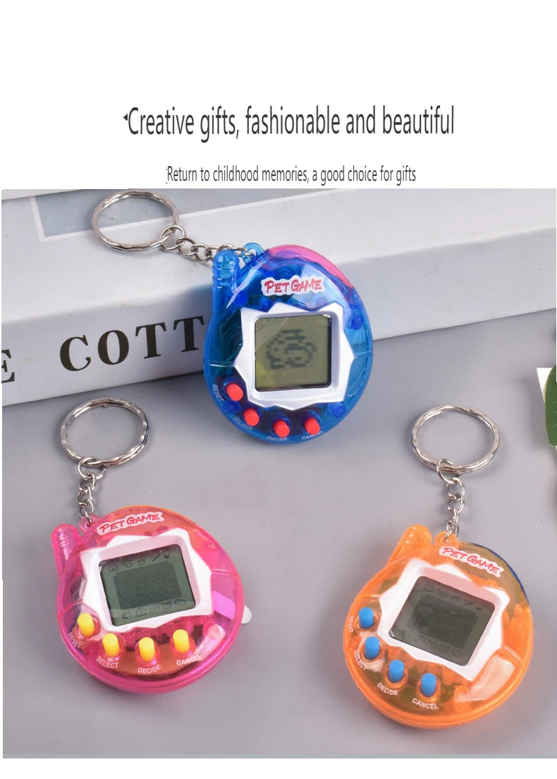 Juguete interactivo para mascotas virtual 3D - Edición de coleccionista - Azul aguamarina |   Regalo perfecto para vacaciones y jugadores Tamagotchi