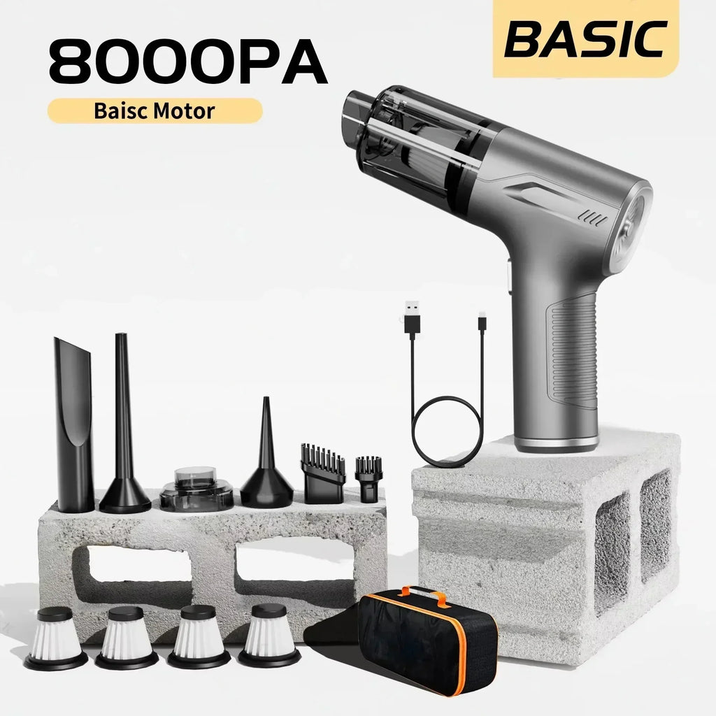 CENRR 98000PA potente Mini aspiradora de coche inalámbrico limpiador de coche portátil de mano pistola de aire