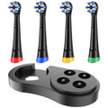 Soporte/Portacepillos de Dientes y 4 Cabezales de Repuesto Compatibles con los Cepillos de Dientes Eléctricos Oral B iO 2 3 4 5 6 7 8 9 10