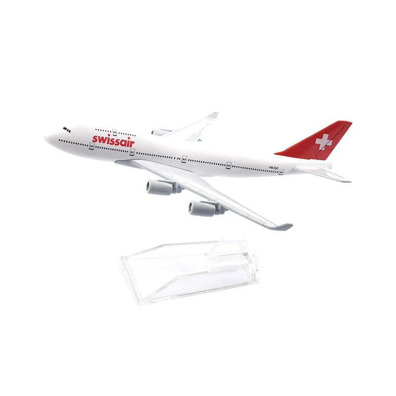JASON TUTU modelo Original Boeing 747 avión Diecast Metal 1/400 escala miniatura avión modelo aviones regalo