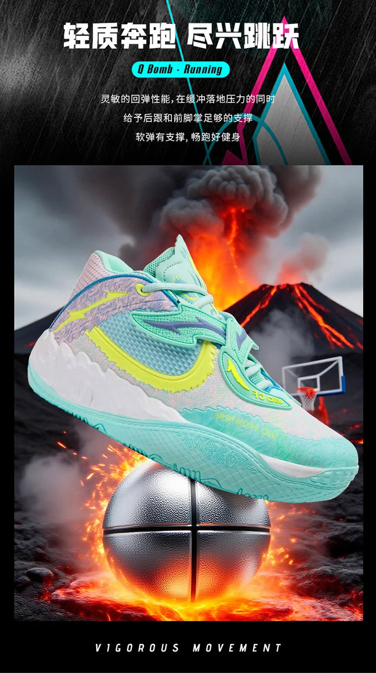 Zapatillas de baloncesto para hombre, transpirables, con amortiguación, antideslizantes, para correr, entrenamiento de gimnasia, zapatillas de baloncesto atléticas