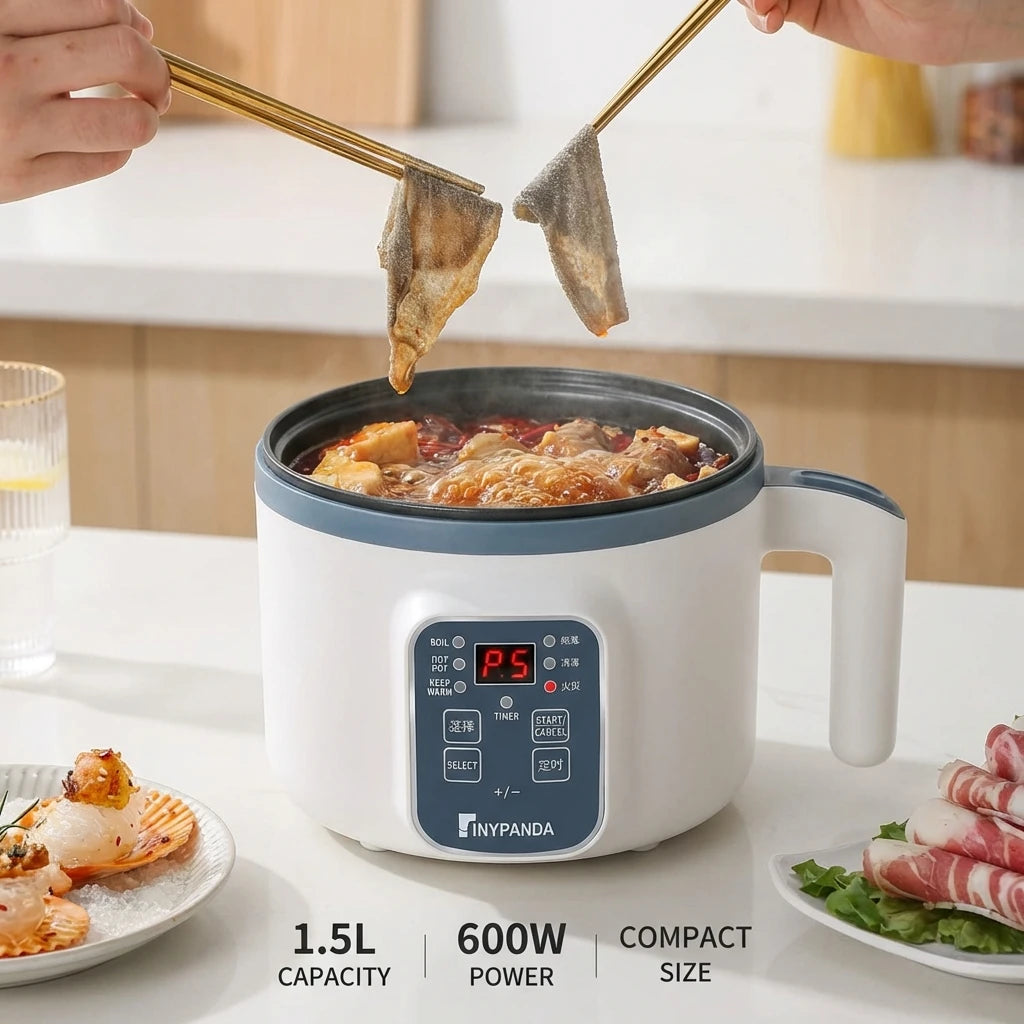 Olla arrocera eléctrica de 1,7 L, doble capa, 220V, antiadherente, mecánica inteligente, multicocina para uso doméstico, olla de arroz al vapor