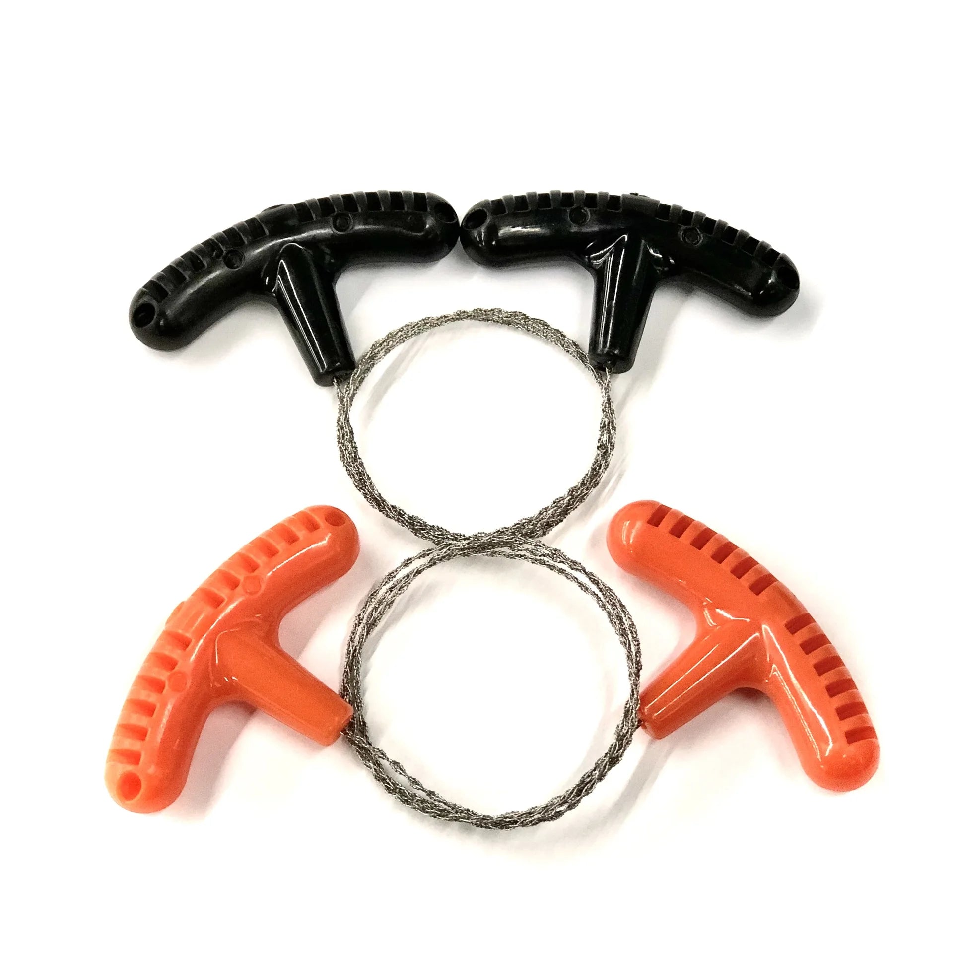 Sierra de Cadena Manual de Acero, Herramienta Portátil de Emergencia y Supervivencia, Kit de Alambre de Acero para Senderismo, Camping y Actividades al Aire Libre