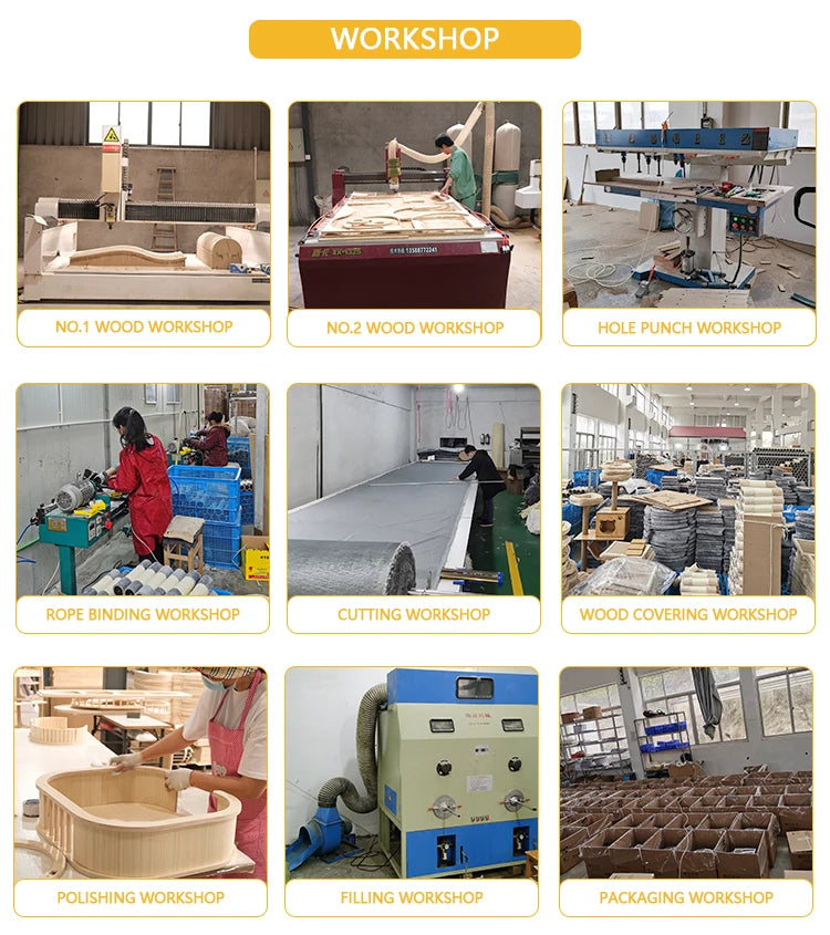 Torre para gatos grande de madera maciza con plataforma de salto multinivel, rascador, juguete y mueble para gatos.