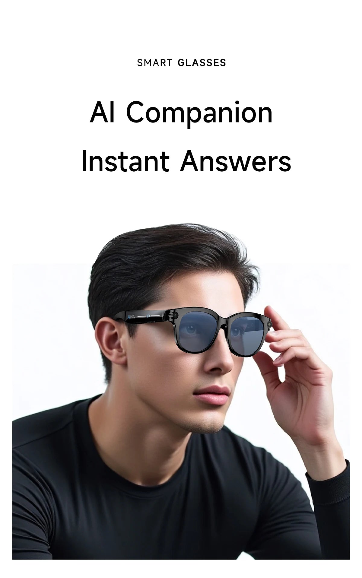 Gafas Inteligentes Lenovo 8K con Cámara de 1600MP, Traducción por IA, Llamadas Bluetooth, Reproductor de Música y Protección Anti-luz Azul