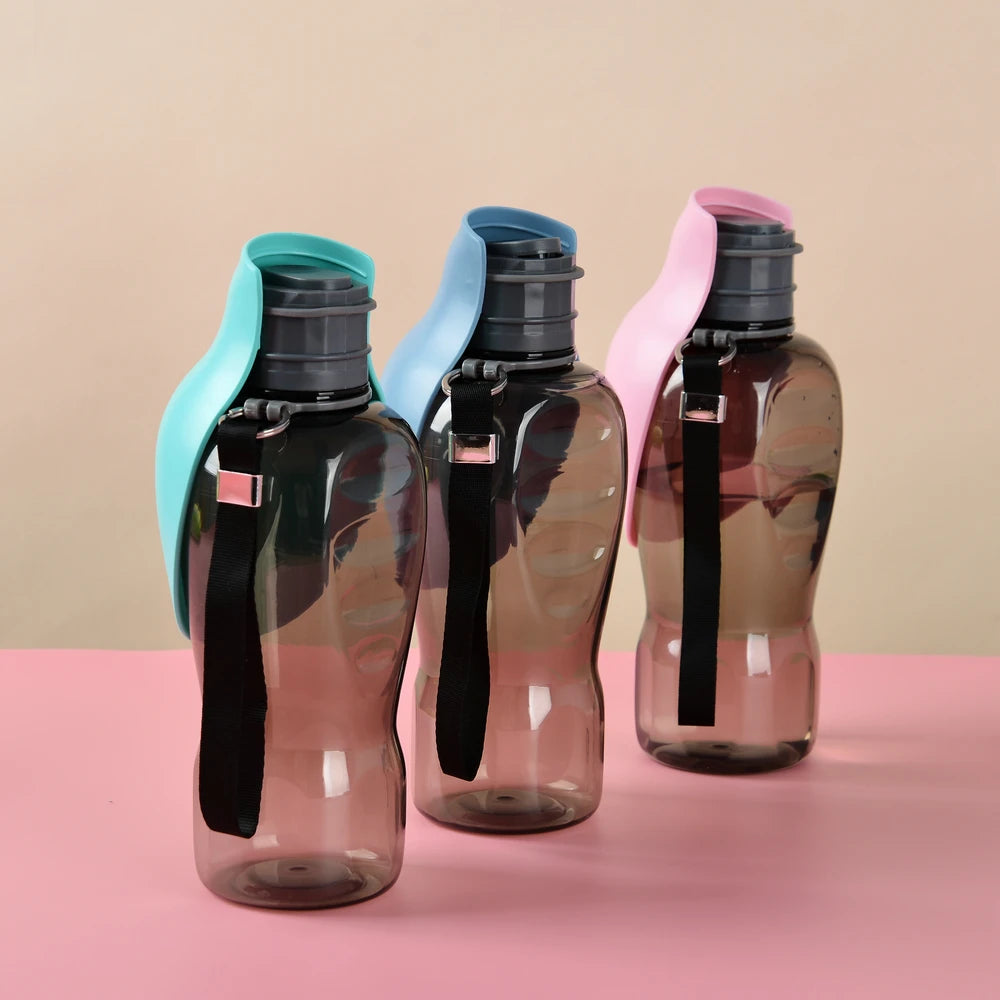 Botella de Agua Plegable para Mascotas, 800 ml, a Prueba de Fugas, Dispensador de Agua Portátil para Perros Pequeños, Gatos, Paseos al Aire Libre, Bebedero para Cachorros