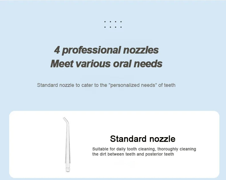 Irrigador Oral, aparato de hilo Dental con chorro de agua, hilo dental para odontología, lavadora bucal, herramientas de limpieza para blanqueamiento Dental