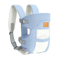 Soporte para bebé, portabebés ligero, ergonómico, transpirable, bolsa con eslinga Horizontal, soporte para la cabeza ajustable para paseos en la naturaleza