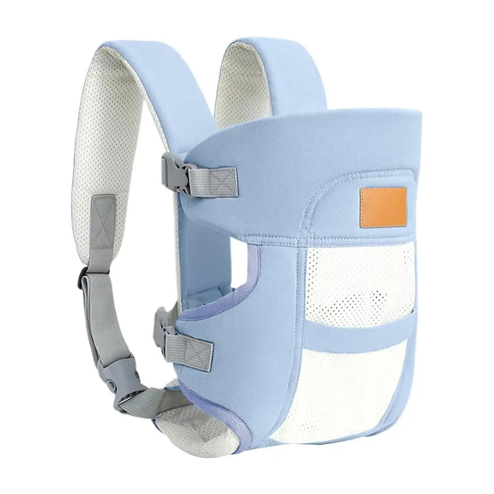 Soporte para bebé, portabebés ligero, ergonómico, transpirable, bolsa con eslinga Horizontal, soporte para la cabeza ajustable para paseos en la naturaleza