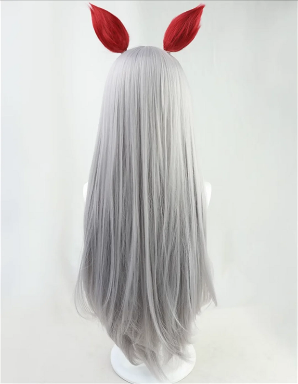 Cosplay Uma Musume Pretty Derby Tamamo Cross peluca Anime juego fiesta peluca gris plata peluca larga y recta ﻿