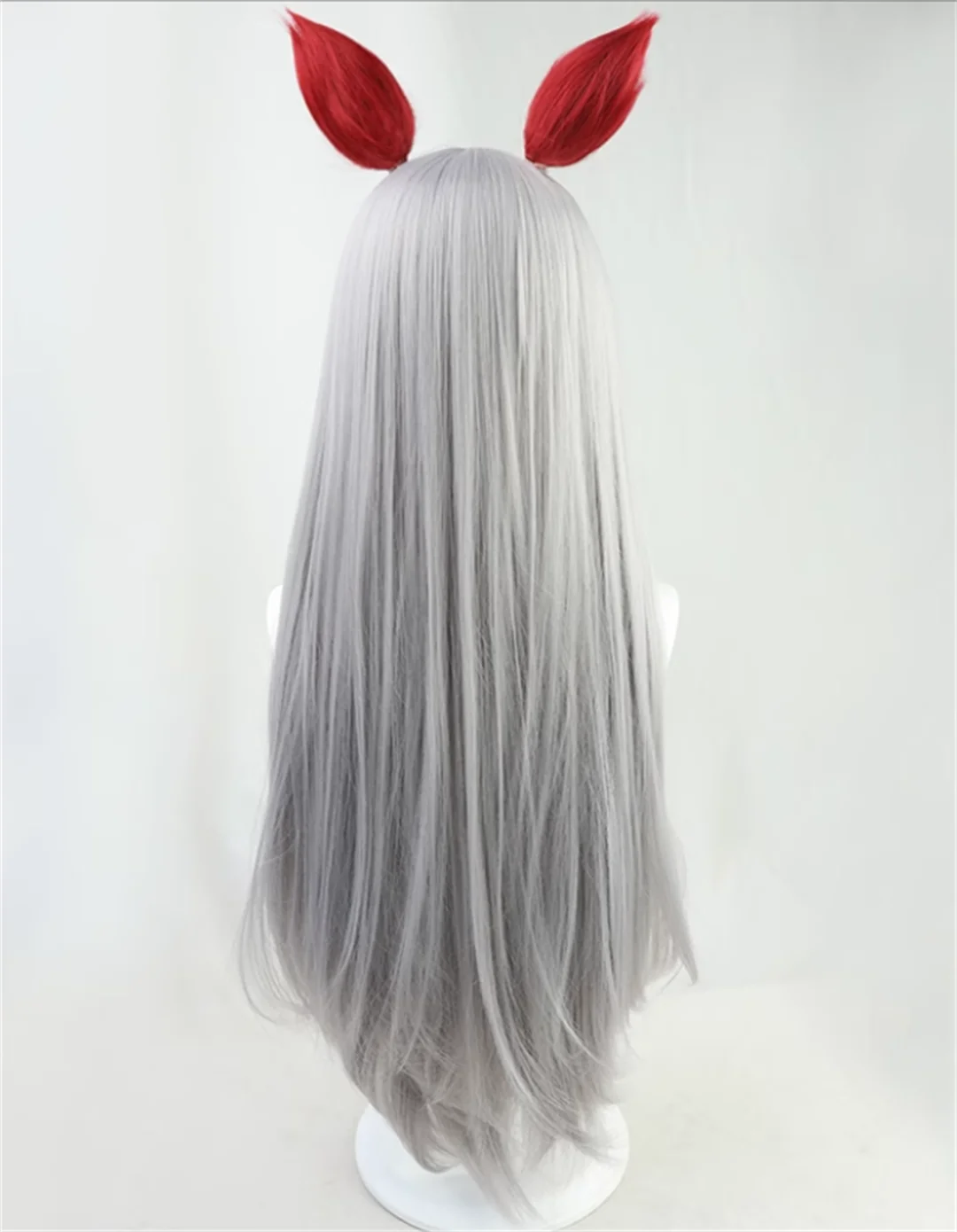 Cosplay Uma Musume Pretty Derby Tamamo Cross peluca Anime juego fiesta peluca gris plata peluca larga y recta ﻿