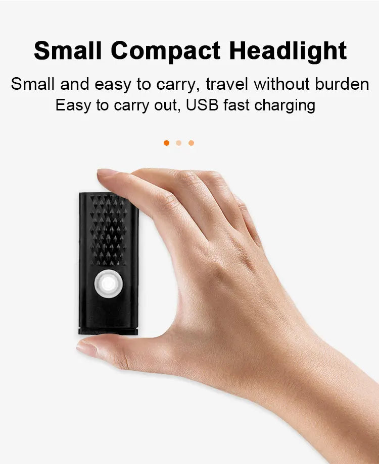 Luz delantera de bicicleta recargable por USB, luz trasera roja, fácil de instalar, 3 modos, accesorios para bicicleta