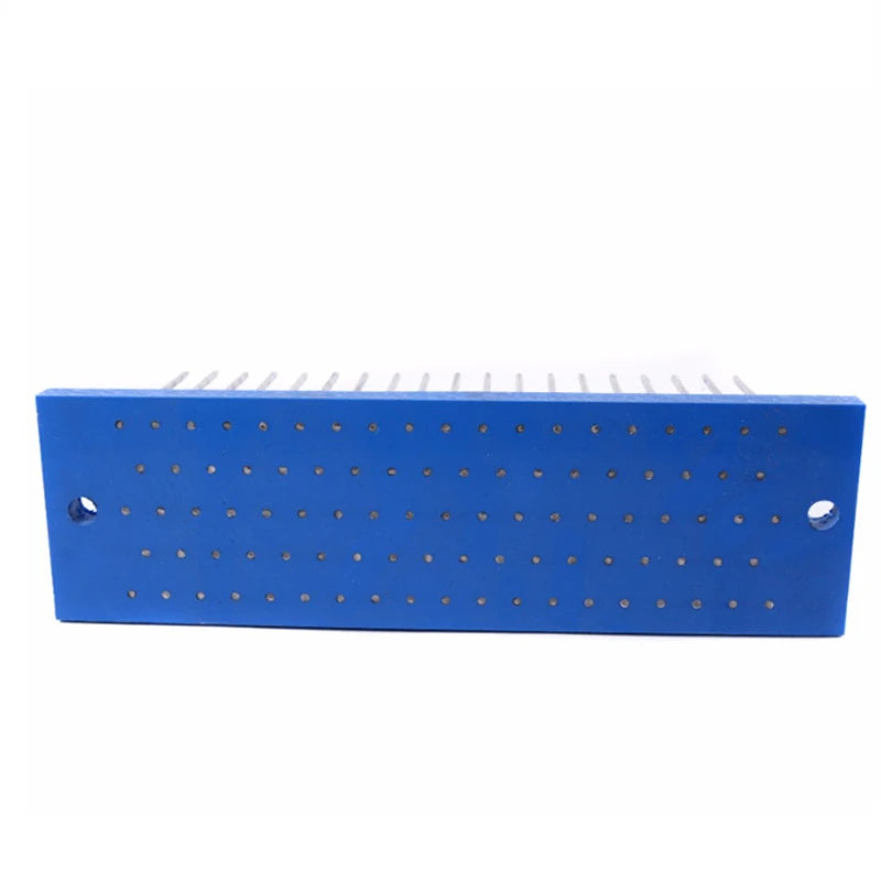 Cepillo de pelo azul de 1 piezas con 93 agujas de piezas para trama de máquina de peine, peine pequeño de acero
