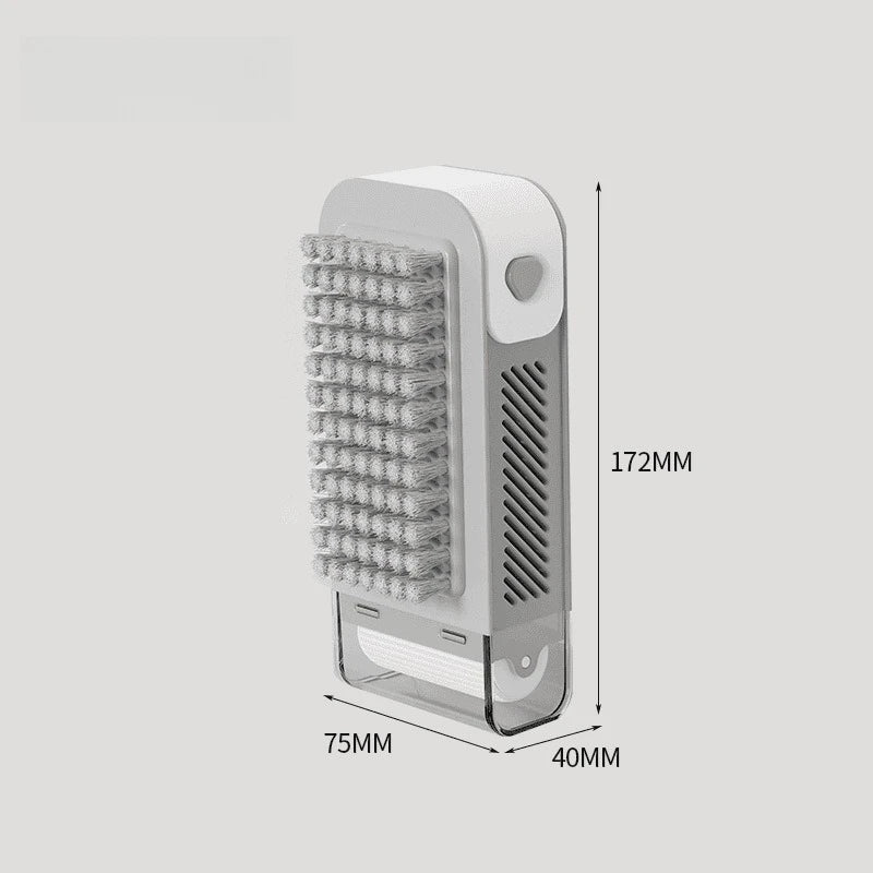 Caja de almacenamiento multifuncional para jabón, caja de almacenamiento portátil antideslizante y creativa para lavandería con rodillo de cepillo, 1 ud.
