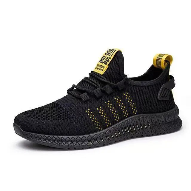 2024 otoño nueva moda zapatos de hombre de malla casual zapatillas antideslizantes moda transpirable calzado masculino al aire libre cómodo zapato ligero