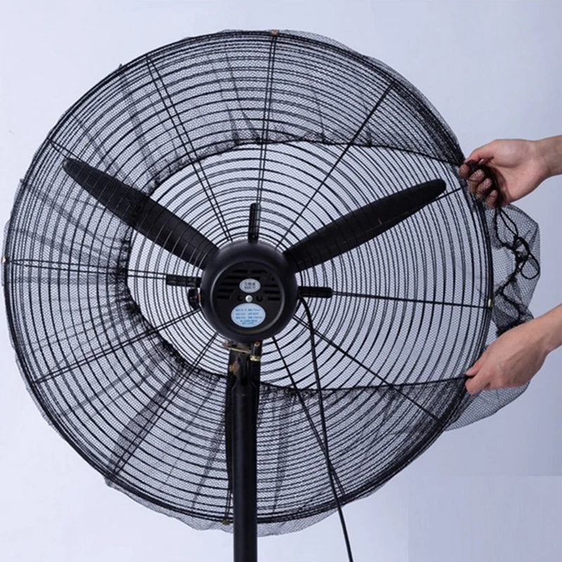 Cubiertas redondas de malla para ventilador eléctrico, Protector antipellizco de seguridad, cubierta Universal todo incluido para el hogar, cubierta a prueba de polvo moderna