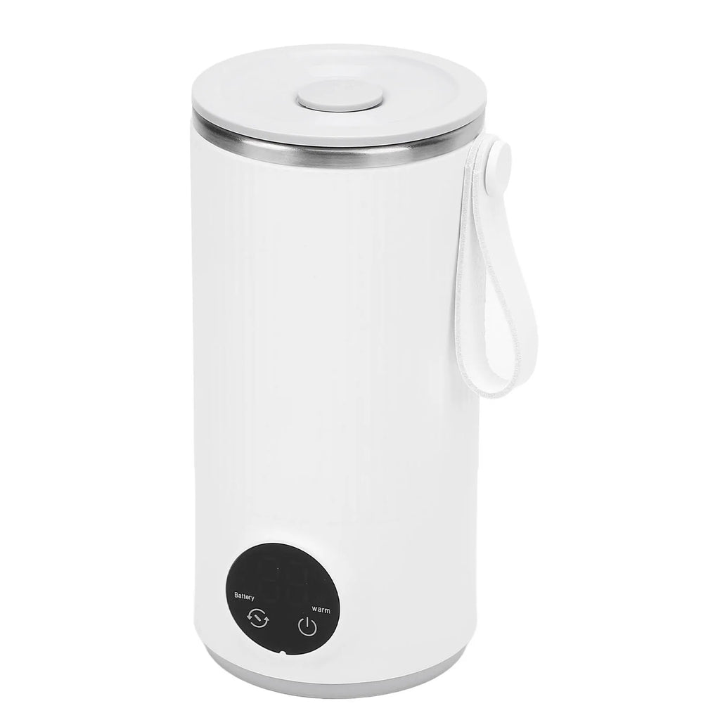 Hervidor eléctrico de viaje inalámbrico recargable 400ML 55 ° C Caldera de agua caliente de viaje de acero inoxidable para hervidor eléctrico de viaje de leche