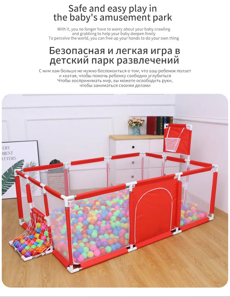 Parque infantil para bebés, recién llegado, parque infantil para bebés de 6 meses a 6 años, parque infantil para niños, valla de seguridad interior para bebés