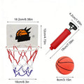 Aro de Baloncesto con Ventosa Pequeño, Juego de Baloncesto sin Taladrar para Niños y Niñas, Ejercicio en Casa o en el Aula