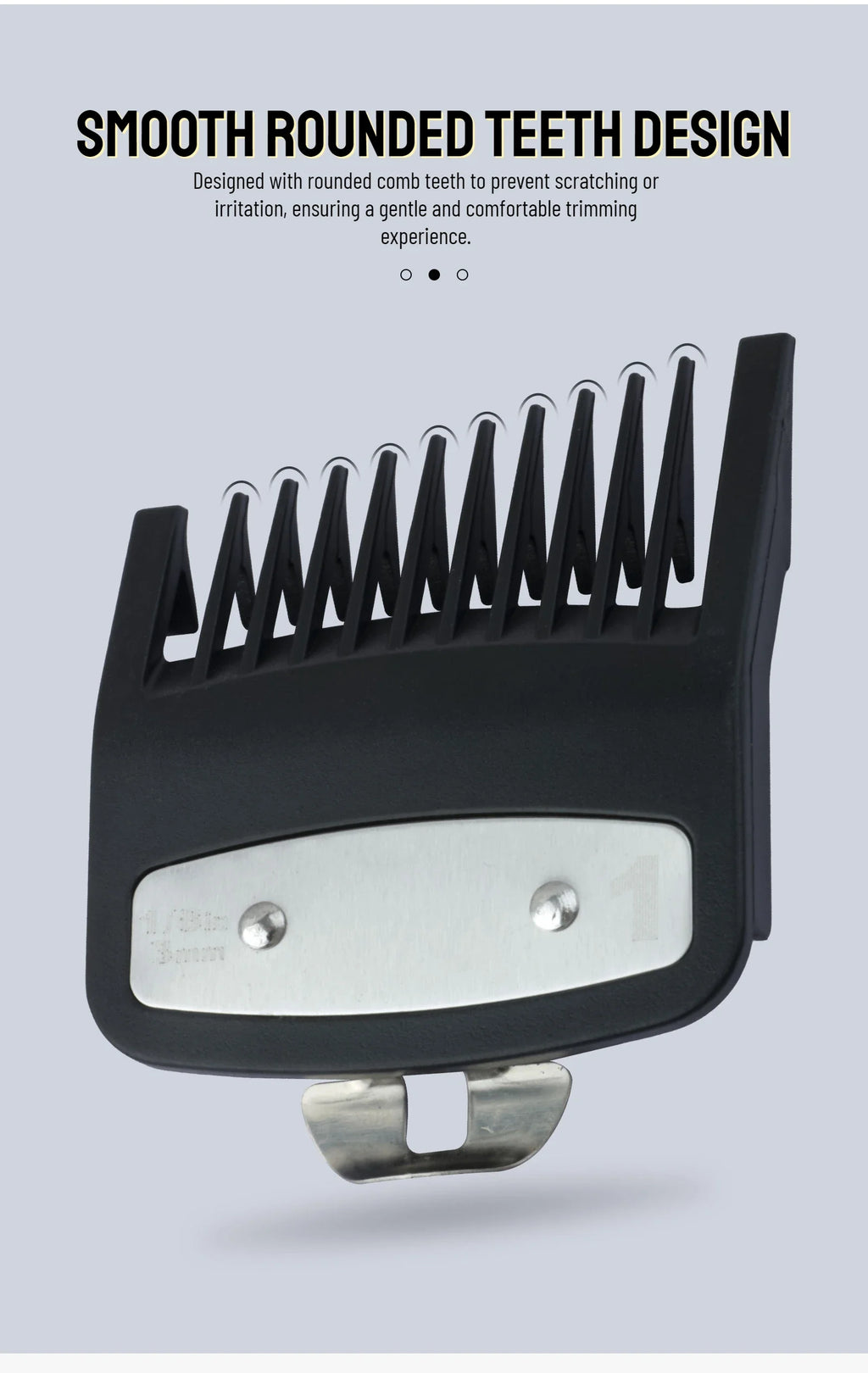 Peines de límite para cortapelos profesionales, guía de corte de pelo para peluquero, protectores para maquinilla de cortar el pelo, herramientas de estilismo de 3mm/4,5mm, 2 uds.