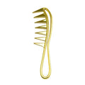 Peine con cabeza de aceite Retro de dientes anchos antiestáticos, peine con zona para estilizar el cabello, peine para desenredar el cabello rizado, herramienta de peluquería para hombres y mujeres