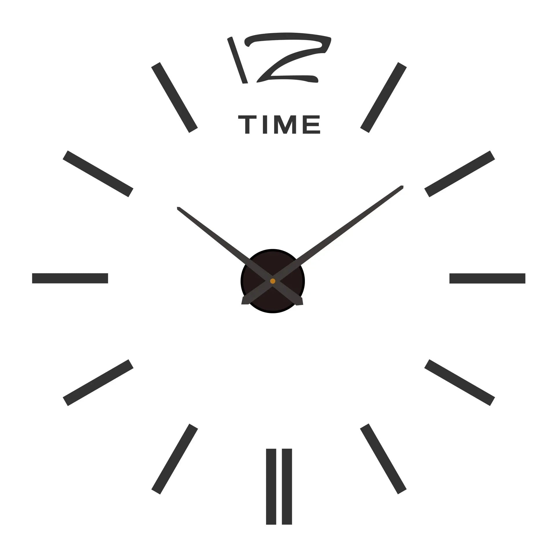 Reloj de pared con espejo acrílico de Número Romano grande 2D/3D, pegatina de moda DIY, relojes de cuarzo, reloj, decoración del hogar, pegatinas para el salón