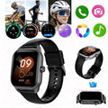 Reloj Inteligente Unisex Edvell Pantalla Completa Curvada Llamadas Inalámbricas por Bluetooth Larga Duración de Batería Reproducción de Música Monitoreo del Sueño Recordatorio de Notificaciones de Mensajes Reloj de Fitn