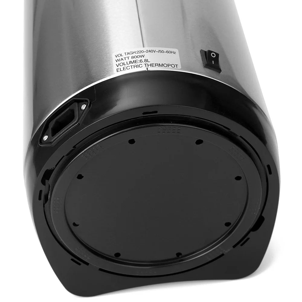 Botella de agua eléctrica con aislamiento, hervidor de agua caliente de gran capacidad de 6,8 L, dispensador de agua doméstico para oficina y temperatura constante