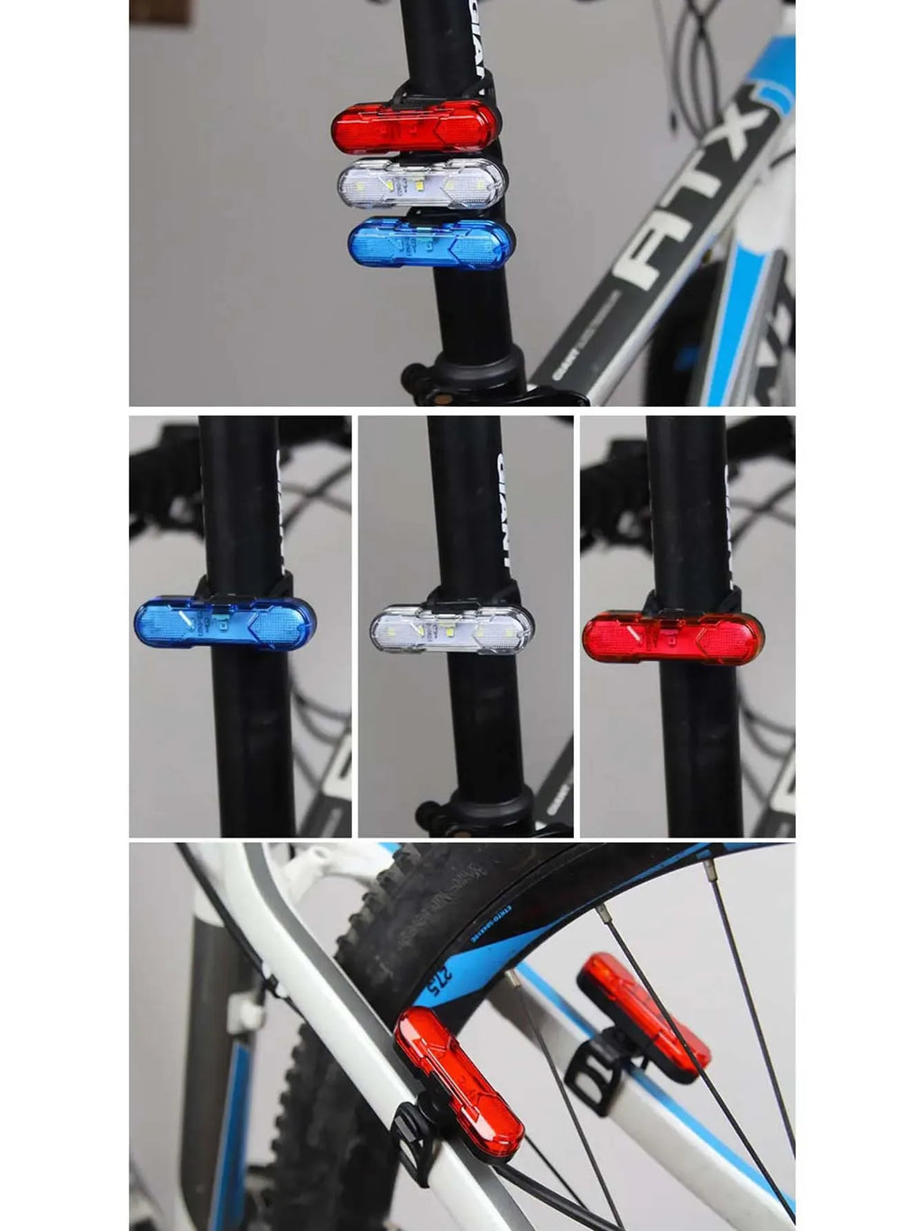 Luz Trasera LED USB para Bicicleta, Impermeable, Luz de Advertencia Trasera para Bicicleta, Luz Trasera de Seguridad para Ciclismo, Accesorios para Bicicleta de Montaña y Carretera