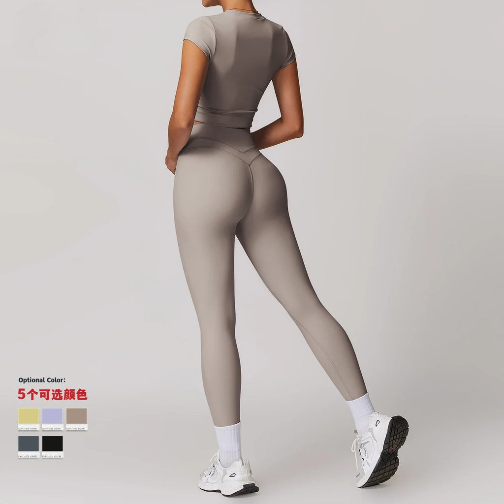 Ropa deportiva de 2 piezas para mujer, conjunto de Yoga, ropa de gimnasio, ropa deportiva, trajes de Yoga, conjunto de Fitness, chándales, Sujetador deportivo, mallas de cintura alta para gimnasio