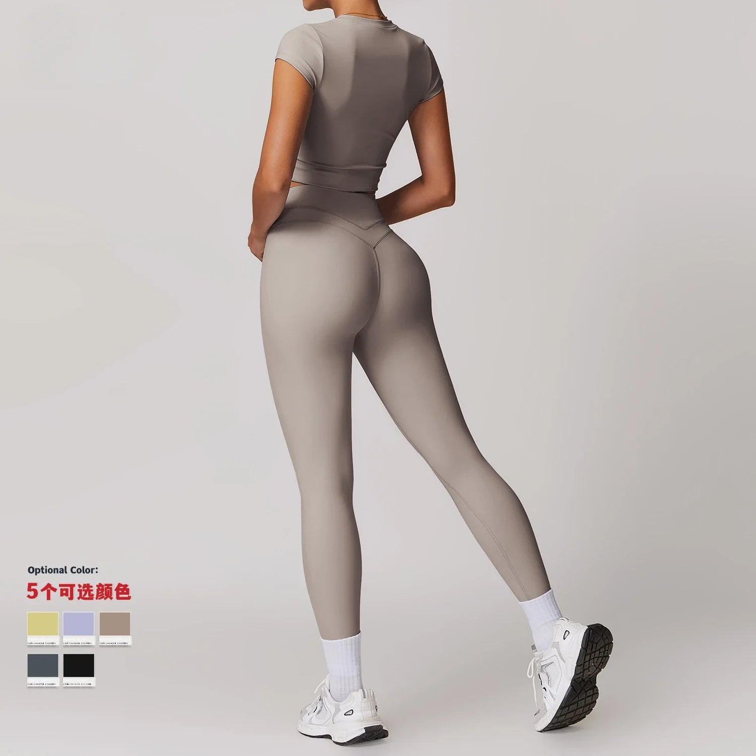 Ropa deportiva de 2 piezas para mujer, conjunto de Yoga, ropa de gimnasio, ropa deportiva, trajes de Yoga, conjunto de Fitness, chándales, Sujetador deportivo, mallas de cintura alta para gimnasio