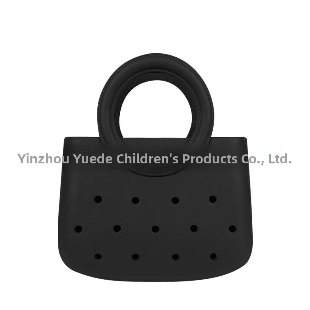 Bolsa de Almacenamiento Impermeable de Material EVA, Bolsa de Playa con Diseño Calado, Estilo Casual de Viaje, Tamaño Pequeño, para Uso Diario