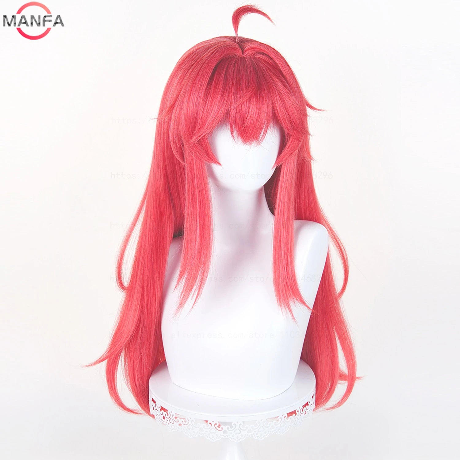 Peluca de cosplay Nanally Coluccis, pelucas sintéticas resistentes al calor para anime + gorro para peluca