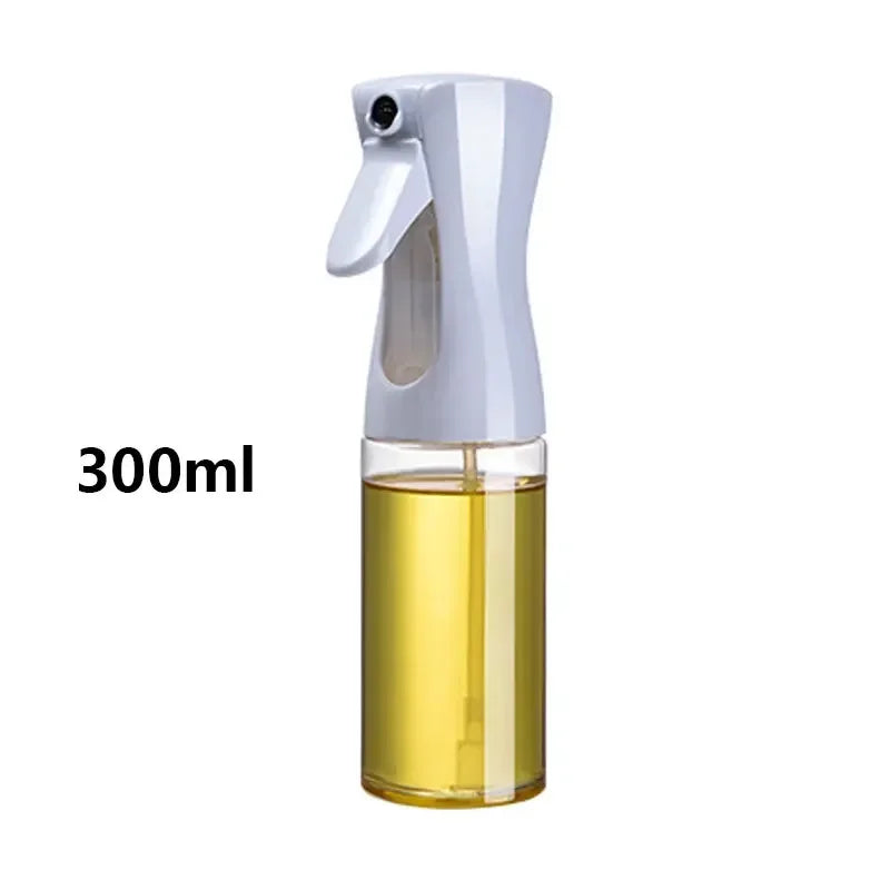 Botella pulverizadora de aceite de plástico para el hogar, botella pulverizadora de aceite o cepillo de aceite, nebulizador, relleno de niebla, cocina, barbacoa de doble uso, 200/300/500ml