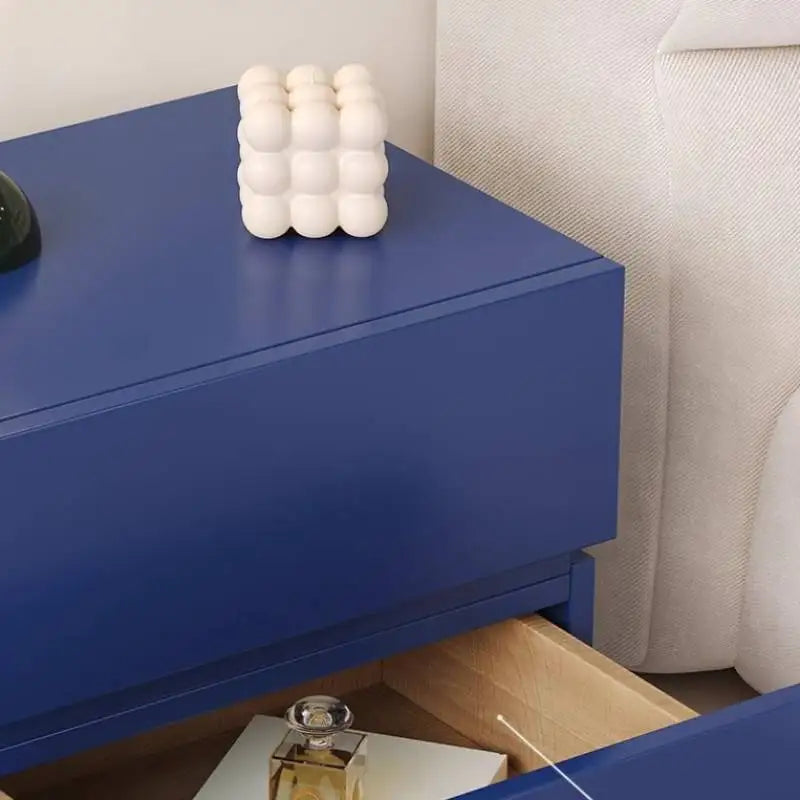 Mesita De Noche De decoración amarilla, mesita De Noche De almacenamiento japonesa barata estética, muebles Retro ahorradores De espacio