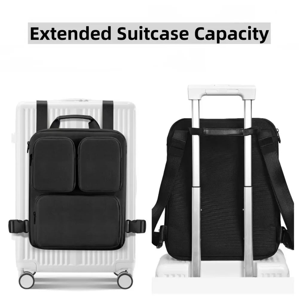 Estuche de embarque de gran capacidad, bolsa colgante, Maleta multifuncional de capacidad extendida, bolsa adicional, bolsa de almacenamiento de viaje extraíble
