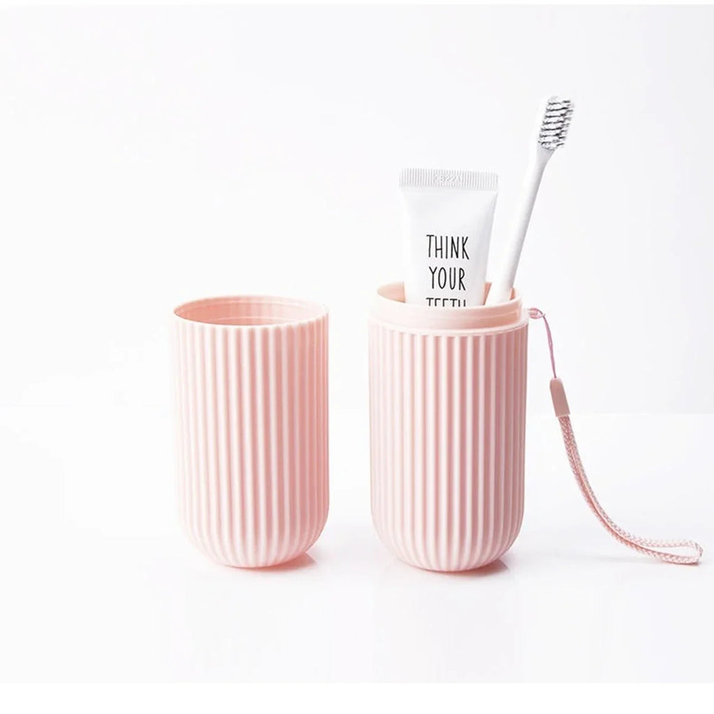 Pasta de dientes portátil, funda protectora para cepillo de dientes, caja de almacenamiento para viaje y Camping, protege la pasta de dientes de la suciedad y los daños